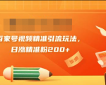 黄岛主引流课：百家号视频精准引流玩法，日涨精准粉200+-云帆项目库