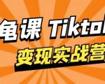 龟课·TikTok变现实战训练营线上第1期,多种变现模式,轻松赚美刀-云帆项目库