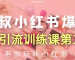 狼叔小红书爆款推广引流训练课第12期，手把手带你玩转小红书-云帆项目库