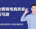 职业跨境电商卖家聊亚马逊:亚马逊运营的10项必备知识,12堂课让你看懂亚马逊运营-云帆项目库
