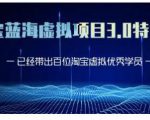 黄岛主·淘宝蓝海虚拟项目3.0,小白宝妈零基础的都可以做到月入过万-云帆项目库
