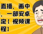 无绿布直播,画中画直播,一部安卓手机搞定-云帆项目库