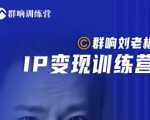 群响刘老板·IP变现训练营第6期：教你搞流量新姿势，IP打造获客私域经营-云帆项目库