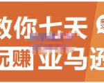 晟尧跨境·教你七天玩赚亚马逊，教你轻松玩赚亚马逊，适合小白学习-云帆项目库