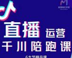美尊-抖音直播运营千川系统课：直播​运营规划、起号、主播培养、千川投放等-云帆项目库