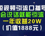 安妈·短视频引流口播号，会说话就能引流，一年收益20W（价值1888元）-云帆项目库