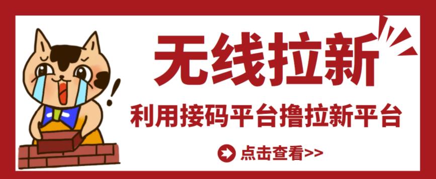 最新接码无限拉新项目，利用接码平台赚拉新平台差价，轻松日赚500+-云帆项目库