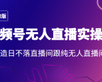 2022年视频号无人直播实操课，打造日不落直播间跟纯无人直播间-云帆项目库