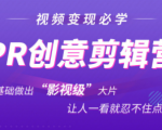 抖音赚钱必学的PR创意剪辑：零基础做出“影视级”大片，让人一看就忍不住为你点赞！-云帆项目库