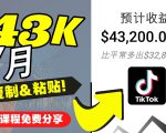 2022抖音国际版Tiktok赚钱项目:每天上传一个视频就轻松月入$43200-云帆项目库