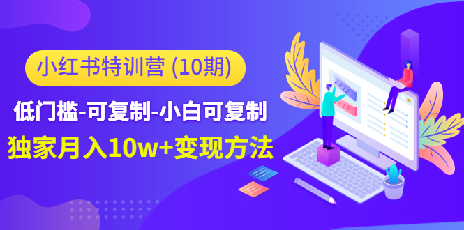 小红书特训营（第10期）低门槛-可复制-小白可复制-独家月入10w+变现方法-云帆项目库