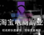 蓝Sir派·淘宝短视频快速起店，替代传统搜索方式，学会做一个不一样的淘宝店-云帆项目库