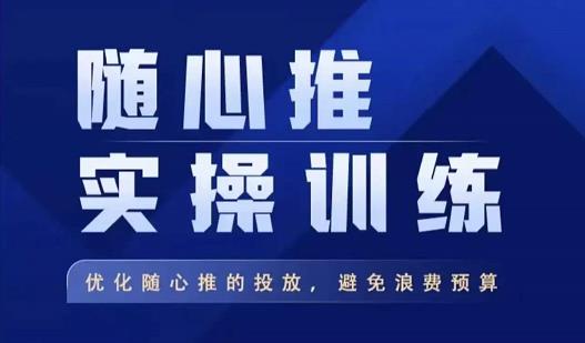 飞哥·随心推实操训练，优化随心推投放，避免浪费预算-云帆项目库