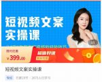 小秋·短视频文案实操课，​从0到1教你做短视频的经验技巧-云帆项目库