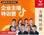 曾仕涵·企业主播特训营,每个老板都应该会直播带货,每家企业都应该有主播团队-云帆项目库