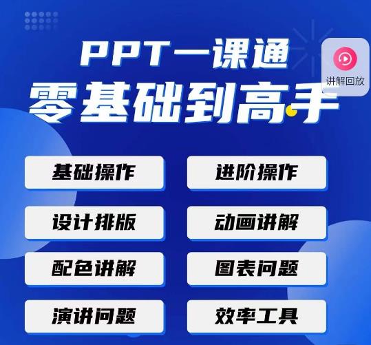 PPT·一课通·0基础到高手：通俗易懂快速掌握PPT的各种应用场合-云帆项目库