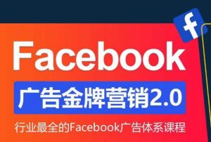 Facebook广告营销体系化教程,Facebook广告金牌营销2.0,行业最全的Facebook广告体系课程-云帆项目库