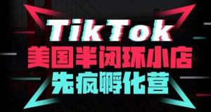 疯人院·TikTok美国半闭环小店孵化营,抢占TikTok美国蓝海市场,开店、运营、带货、投流全实操-云帆项目库