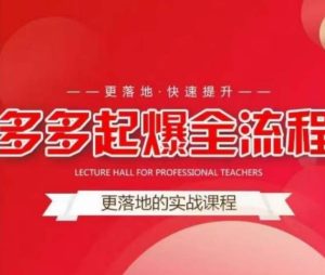 互力-多多新品打爆全流程,拼多多14天拉搜索自然流量,更落地·快速提升-云帆项目库