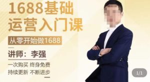 1688运营基础入门系统课，​20课时带你系统性解析1688运营-云帆项目库