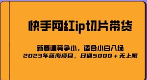 2023爆火的快手网红IP切片，号称日佣5000＋的蓝海项目，二驴的独家授权-云帆项目库