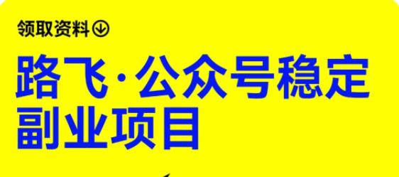 路飞·公众号稳定副业项目，你只要无脑去推广，粉丝和收入，自然就来了-云帆项目库