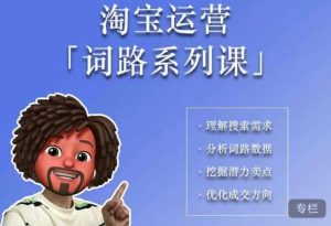 照顾酱·词路篇,手把手带你理解关键词背后的需求,想要做好淘宝,就必须理解词路-云帆项目库