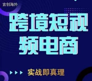 钧哥TikTok短视频底层实操,言创海外跨境短视频,实战即真理-云帆项目库