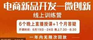 南掌柜·电商新品开发——微创新，电商新品微创新是你企业发展的护城河-云帆项目库