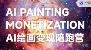 蛮驴·AI绘画变现陪跑营,快速产出可商业变现的图-云帆项目库