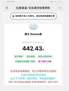 盲盒交友5.0,男粉变现实操项目,亲测变现效果极好【揭秘】-云帆项目库