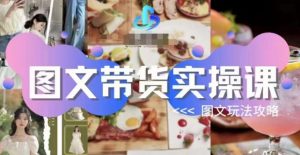 图文带货实操课,图文玩法攻略玩法-云帆项目库