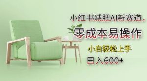 小红书减肥AI新赛道,零成本易操作,日入多张,小白轻松上手【揭秘】-云帆项目库