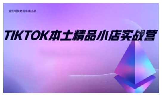 TikTok本土精品小店出海实战营，从入门到高阶，不止0-1!-云帆项目库