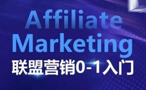 Affiliate Marketing联盟营销0-1入门,联盟营销基本逻辑 联盟平台逻辑及联盟客逻辑全面详解-云帆项目库