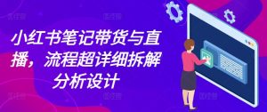 小红书笔记带货与直播,流程超详细拆解分析设计-云帆项目库